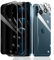 Fylnatc 2×Privacy Screen Protector for iPhone 12 Pro Max + 2×Camera Lens Protector + 1×Back Tempered Glass Film + 1×Installation Frame, Anti Spy 9H Hardness Bubble Free Impact-Private Protection