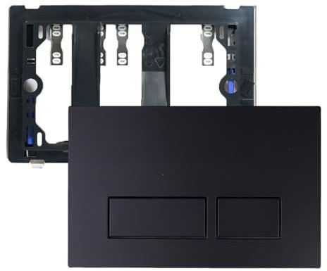 Druckplatte Betätigungsplatte, Betätigungsplatte drückerplatte Chrom Kunststoff WC spülkasten ersatzteile modell kompatibel mit Geberit sigma 01 UP300 & 320 betätigungsplatte