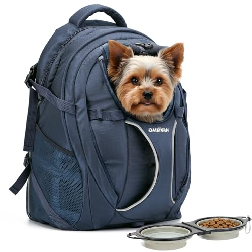 DAISTERN Zaino Trekking per Cani e Gatti fino a 8KG Blu