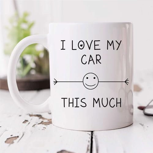 60 Second Makeover Limited I Love My Car This Much Mug Friend Husband Boyfriend Grandad Uncle Birthday Gift Christmas Novelty Humour Funny