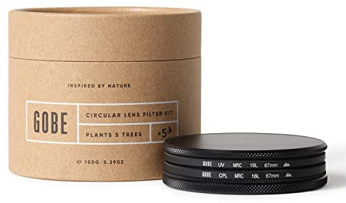 Gobe 67 mm UV Filter + Polfilter (CPL) - Filter Kit (2Peak)