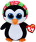 TY 37148 Penguin Penelope-Pinguin Plüsch, 24 cm, Mehrfarbig