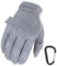Mechanix WEAR ORIGINAL Einsatz-Handschuhe, atmungsaktiv & abriebfest + Gear-Karabiner, Original Glove in Schwarz, Coyote, Multicam/Größe S, M, L, XL (XL, Grau)