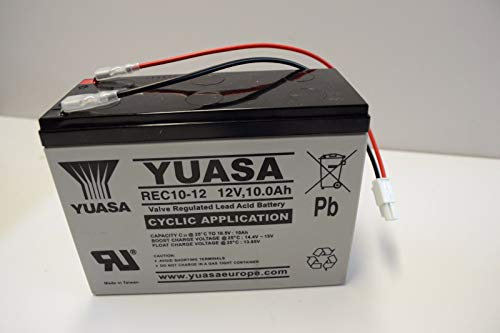 Waverunner Bait Boat Battery for MK1 MK2 MK3 (Original WHITE Plug Version) Higher AMPS Longer Running time!! - Soldered on secure leads!