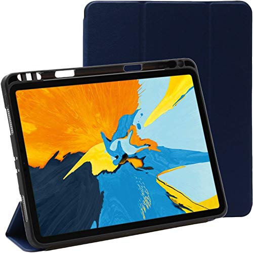 ebestStar - Cover per iPad Pro 11 (2022, 2021, 2020, 2018) Apple, Custodia Protezione Flip Magnetica Porta Penna, Slim Case Sottile Pelle PU, Blu scuro