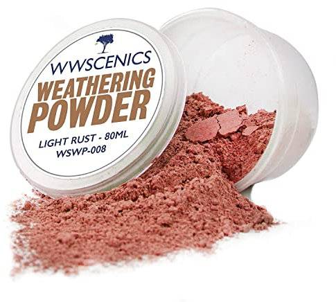 WWScenics | Modell Verwitterung Pulver | Hell Rost - WSWP-008-80ml