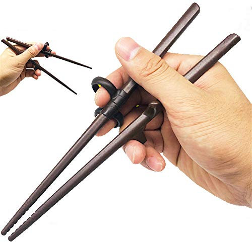 AQzxdc Baguettes de Formation pour débutant ou apprenant, Vaisselle auxiliaire, Aides à la Baguette d'apprentissage pour droitiers ou gauchers, 1 pièce,righthand