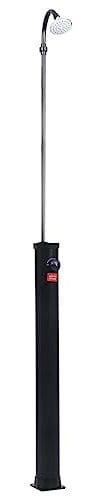 vidaXL Solar-Gartendusche, Schwarz, 214,9 cm, 2,1 Gal