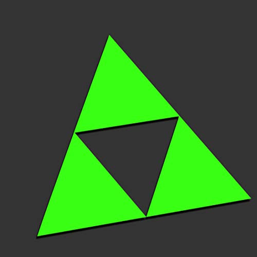 Legend of Zelda Dreieck XXL 0143 (neon grün) // Sticker OEM JDM Style Aufkleber