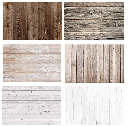 Lebensmittel-Fotografie-Hintergrund-Set, 3-teilig, 54 x 84 cm, flach, doppelseitig, für Fotostudio, Produkt, Schmuck, Tischplatte, Blogger, Bilder, Requisiten, 6 Muster