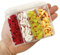 Verme Artificiale in Silicone - Esche da Pesca - Replica Larve per Trota - Vinili in Silicone - 4 Colori 100 Pezzi