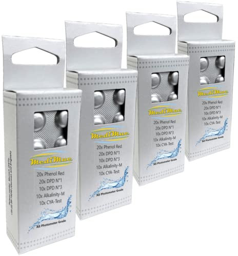 Refill Pack für PoolLAB - auch geeignet für andere Handphotometer - original PoolLAB Reagenzien - Tablettenanzahl (280)