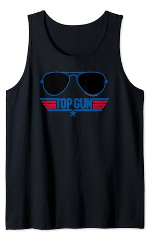 Top Gun Fightertown USA Brille Tank Top