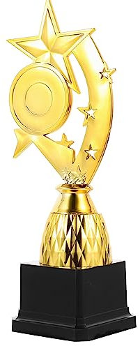 Coppa per Bambini, Mini Trofeo Dorato, per Bambini, Giochi di Compleanno, tornei Sportivi, 25,5 x 10,5 x 7,5 cm