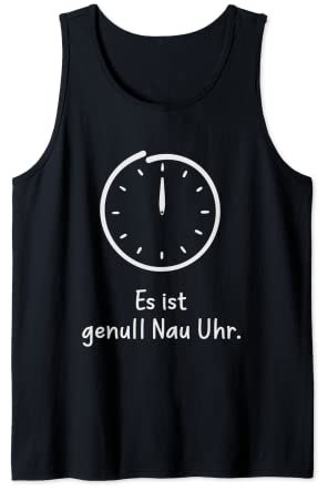 Es ist genull Nau Uhr. 24 Uhr Lustiges Mitternacht Schlafen Tank Top