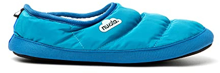 NUVOLA. Hausschuhe Herren Damen Rutschfester Sohle warm gepolstert bequem blau 38/39 EU