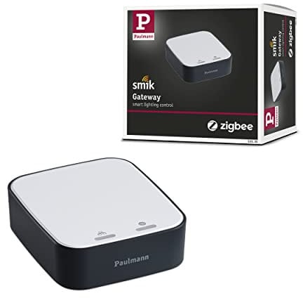 Paulmann 50135 Smart Home Zigbee Gateway Bridge Smik Weiß/Anthrazit Kunststoff Steuerzentrale