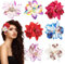 BOFUNX 6 Stücke Hawaii Haarspange Blumen Haarklammern Haarclip Brosche Haarschmuck Haarnadeln für Hochzeit Party Strand Sommer