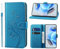 KRAFTCARE Xiaomi Redmi Note 12 Pro Hülle, Redmi Note 12 Pro Hülle mit Kartenfach Geld Slot Ständer Magnetic Closure, Flip Case Leder Schutzhülle Tasche Handyhülle für Redmi Note 12 Pro Hülle, Lila