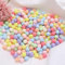 6mm Assorted Coloured Round Matte Acrylic Beads - 1500 Pcs for Bracelet & Necklace Making - Transparent Storage Box