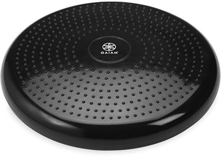 Gaiam Balance Disc Wobble Cushion Stability Core Trainer for Home or Office Desk Chair & Kids Alternative Classroom Sensory Wiggle Seat