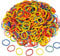 Werownsgso 1000 Stücke Gummibände, Haushaltsgummi Gummiringe, Dehnbare Bänder Gummis, Elastische Gummibänder für Haare, Büro, Haushalt, Schulbedarf (Bunte)