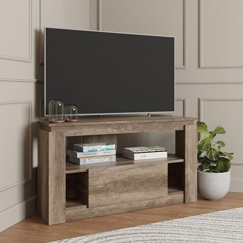 GFW TV Unit, Grey Oak, One Size