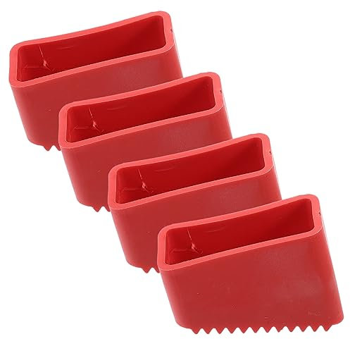 Veemoon Pieds D'Escabeau AntidéRapants En Caoutchouc - 4 PièCes Couvre Pieds D'éChelle Embout Escabeau Coussin De Protection Patin Echelle Pour Escabeau Accessoires IdéAux