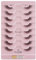 Eylure Lash Board 3/4 Length False Lashes (8 pairs false lashes/glue supplied)