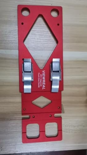 90-Degree Track Saw Guide Rail Square with Edge Support – Precision Right Angle Cutter for Festool, Makita, Milwaukee, Powertec & WEN, Compact and Durable Design for Woodworking