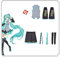 Yoimckay Costume da Cosplay, Giappone Midi Dress, Dress Uniform Outfits Set completo, Anime Costume, Costume per cosplay da donna, Adatto per Halloween, Festa di Carnevale, feste a tema(S)