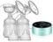 Milchpumpe, Elektrische Milchpumpe Doppel Milchpumpe 3 Modi und 10 Saugstufen Wiederaufladbare BrustpumpeMuttermilch Abpumpenmit Touchscreen-LED, BPA-frei