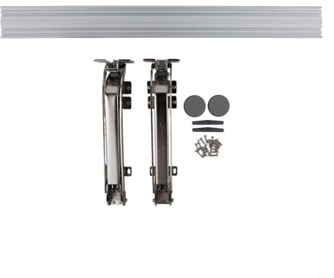 NbgrvB Charnière coulissante robuste pour armoire de cuisine - Ouverture parallèle à 180° - Tige de connexion de 58 cm - Charge de 9 kg