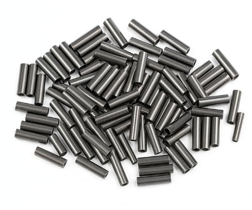 EUROKAN TACKLE 200 Fishing Crimps for PIKE FISHING and Sea Fishing - Deadbait Rigs Crimps - Fits Trace 10-40LB - UK