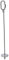 Generic H8GA Parrot feeder trumpet, Acrylic, S: 12cm / 4.7