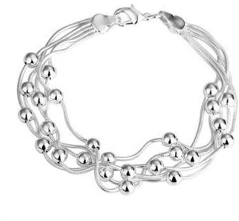 5starwarehouse ® versilbert 5 Schicht Bead Armband BOHO Schmuck Gypsy Bohemian Ethnic Leinwandbild/