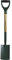 Faithfull Tools FAICOUBS Countryman Border Spade, Blue, 15 x 100.5 x 8 cm