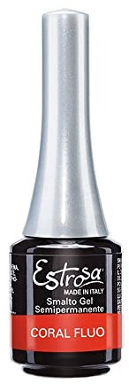 Estrosa Smalto Gel Semipermanente Coral Fluo 7 ml