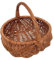 Petit panier rond en osier buff enfant (Tosca)