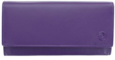 Mala Leder Kollektion Origin, Geldbörse Geldbeutel, groß, mit RFID-Schutz 3434_5 Lila