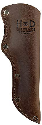 Hide & Drink, Thick Leather Mora Knife Sheath w/Belt Loop Handmade Includes 101 Year Warranty :: Bourbon Brown