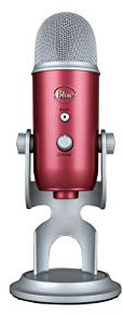 Blue Microphones Yeti USB, Microfono Professionale, Rosso Metallizzato