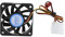 Ventola di raffreddamento, 4 pin / 3 pin Dc12V 6 cm Silenzio di alta qualità, con 11 pale, ventola dissipatore CPU