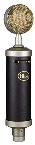 Blue Baby Bottle SL XLR Kondensatormikrofon für Aufnahmen und Streaming, mit Großmembrankapsel, Holzbox zur Aufbewahrung und Spinne zum Aufstellen - Schwarz
