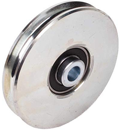 Seilrolle Ø80 | Ø100 | Ø120mm für Ø8mm Seile, Umlenkrollen, Kabelrollen (Ø100mm)