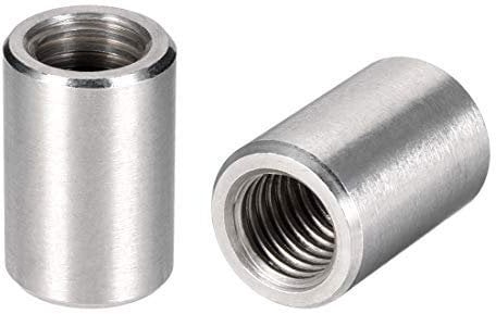 Runde Verbindungsmuttern, M14 x 30 mm, Höhe der Stange: Bolzenmutter aus Edelstahl 304, 5 Stück