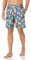 Amazon Essentials Short De Bain 22,9 cm À Séchage Rapide Et Coupe Décontractée - couleurs abandonnées Homme, Bleu Marine Pêche Imprimé Ananas, M