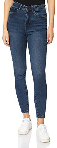 Noisy May Damen NMAGNES HW ANK VI124MB BG NOOS Jeans, Medium Blue Denim, 25/32