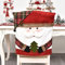 Fofetbfo Stuhlhussen für Weihnachten, Weihnachtsmann, Schneemann, Rentier, Weihnachten, Esstisch, Stuhlhussen für Weihnachten, Zuhause, Küchendekoration, 2 Stück (Weihnachten)