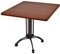 Dynamic24 Bistrotisch Set Bennet 80x80cm Tischgestell Alu schwarz Garten Tisch Gestell
